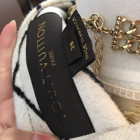 LOUIS VUITTON DOUBLE BREASTED COAT sz M - Picture 4 of 8